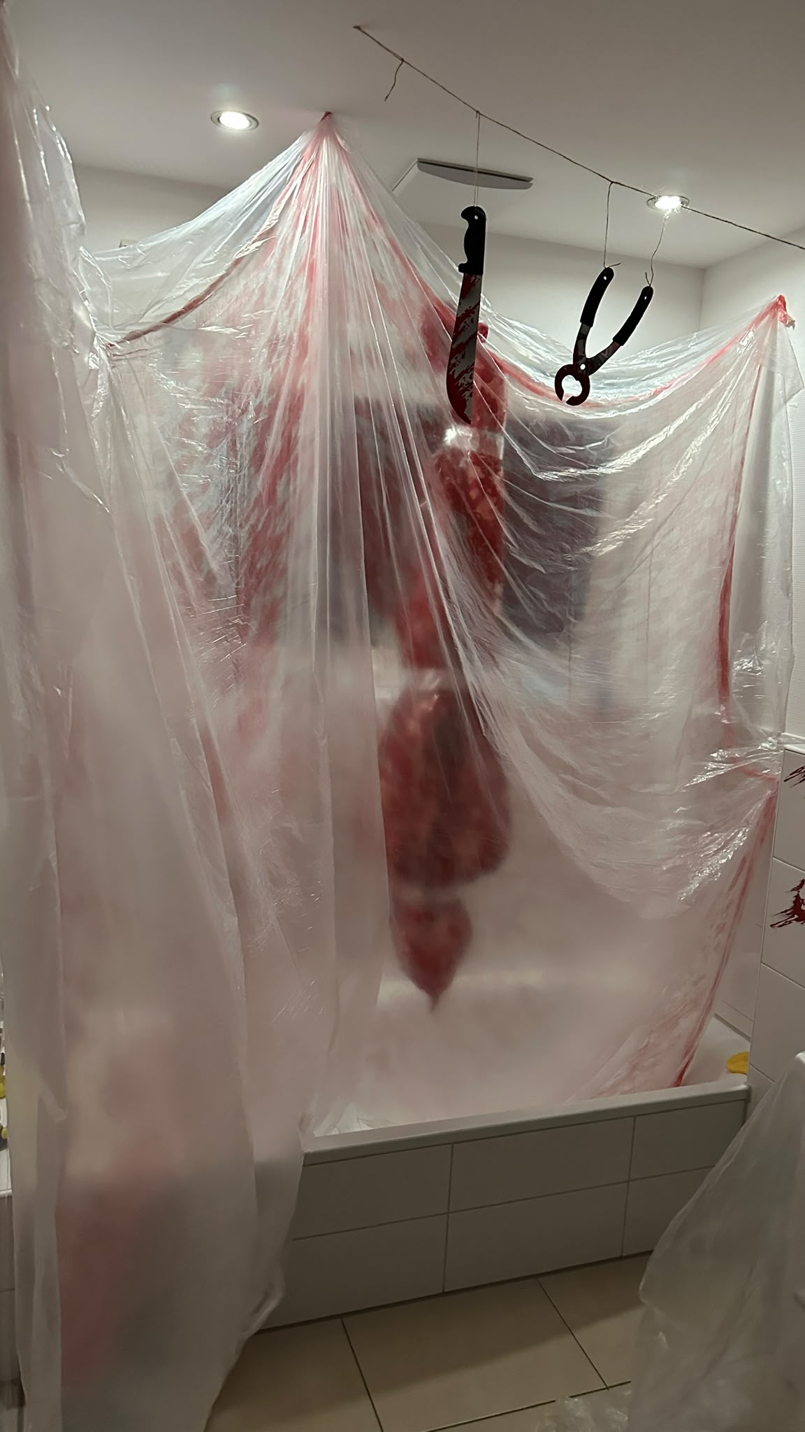 Erinnerung an die Halloween-Party