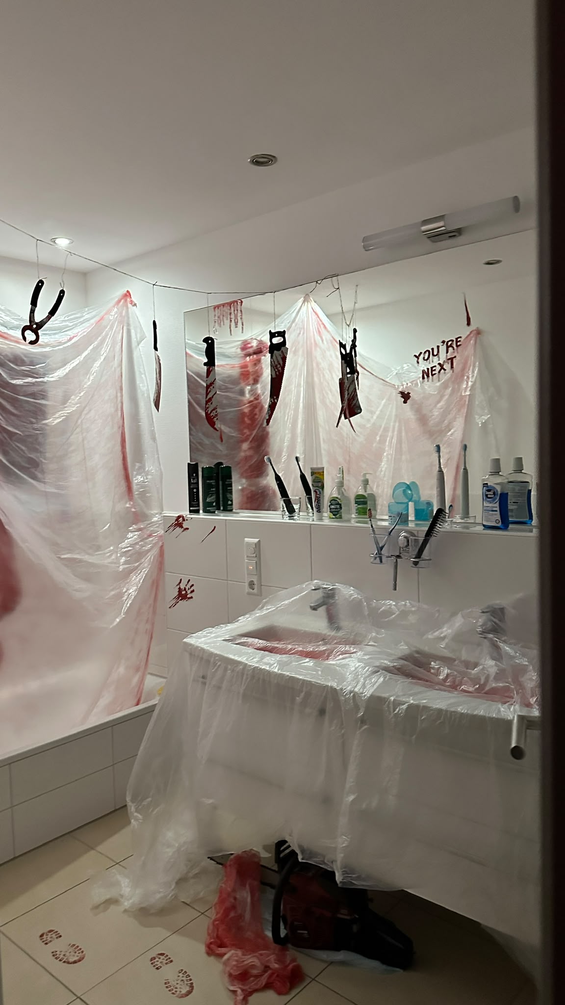 Erinnerung an die Halloween-Party