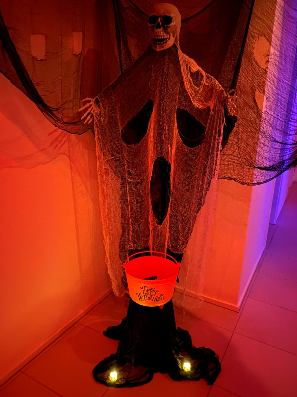 Erinnerung an die Halloween-Party