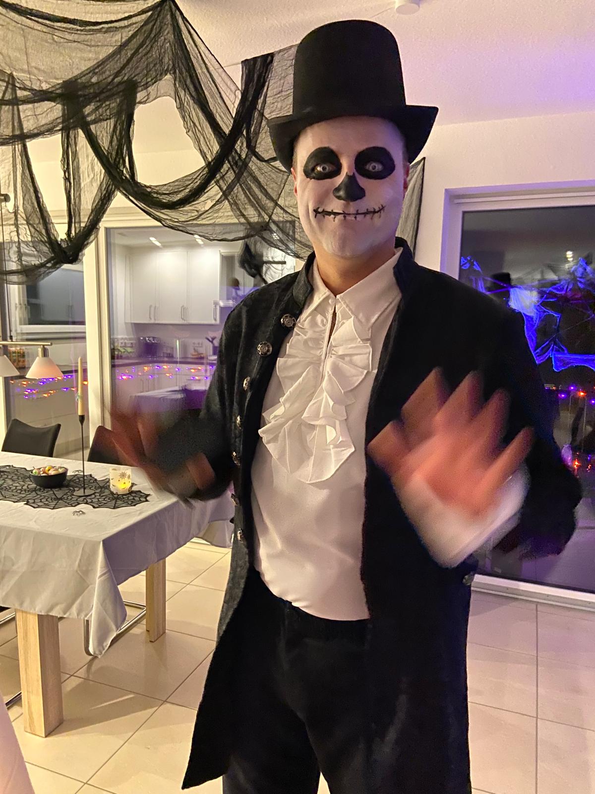 Erinnerung an die Halloween-Party