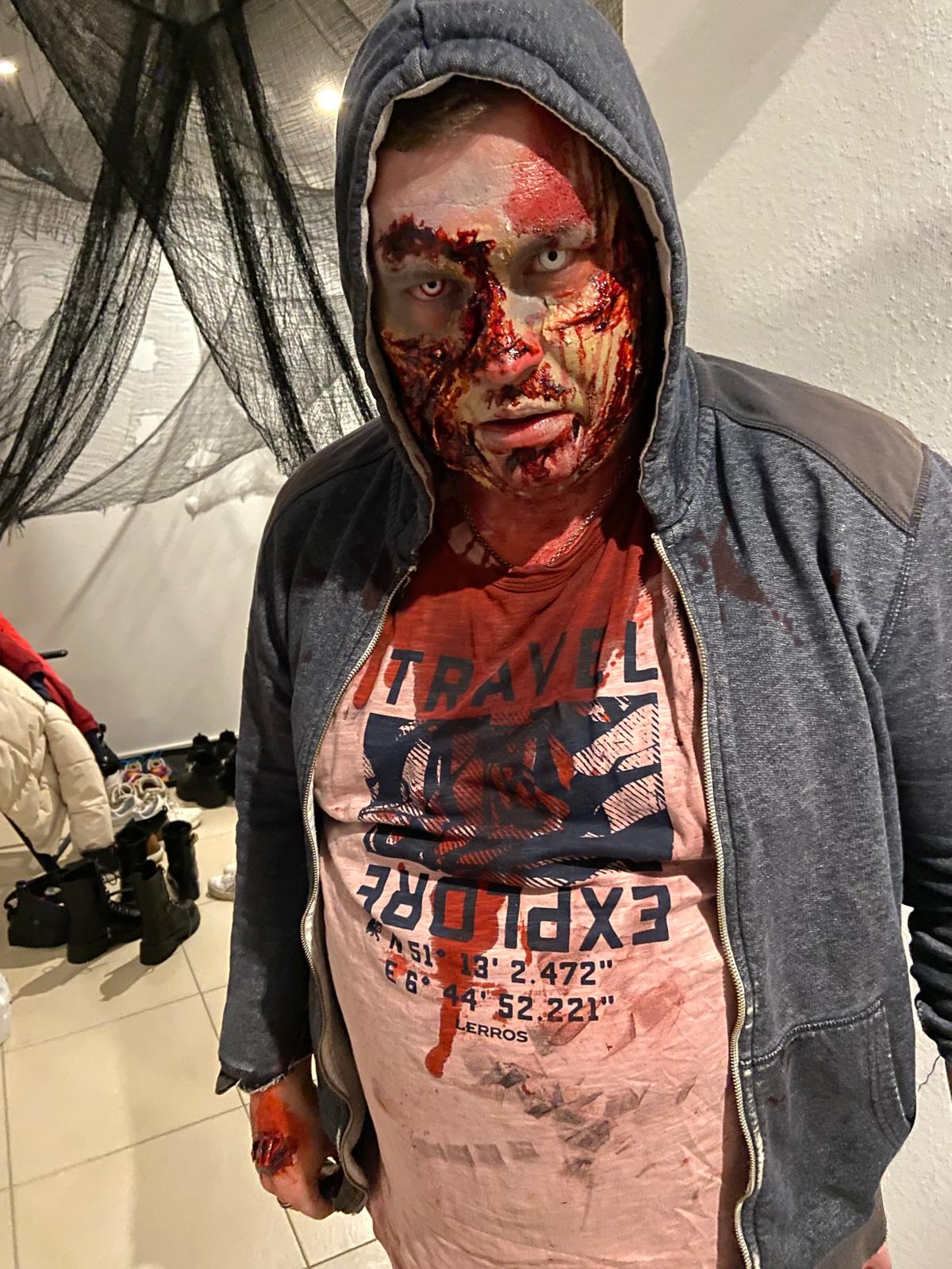 Erinnerung an die Halloween-Party