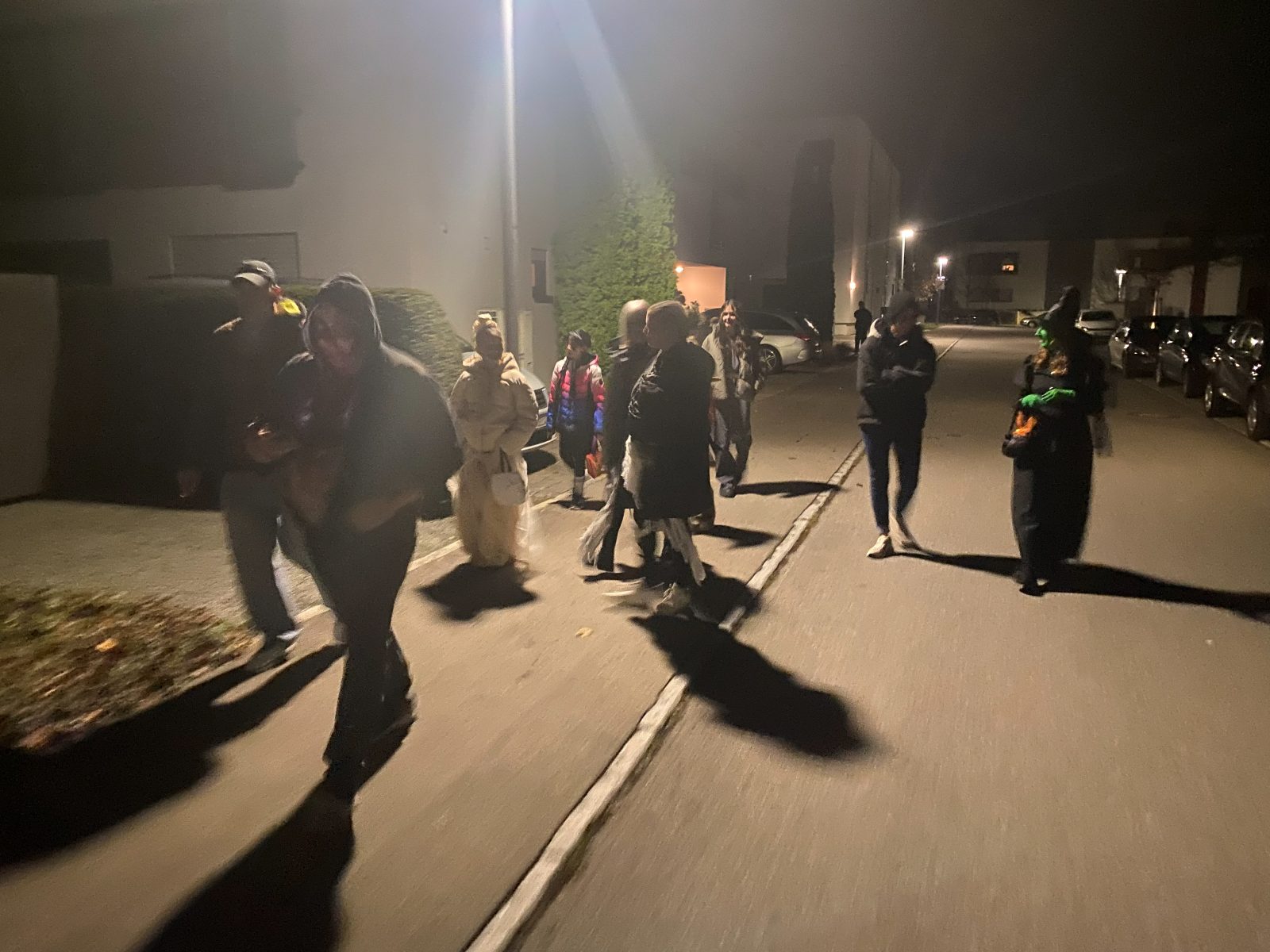 Erinnerung an die Halloween-Party