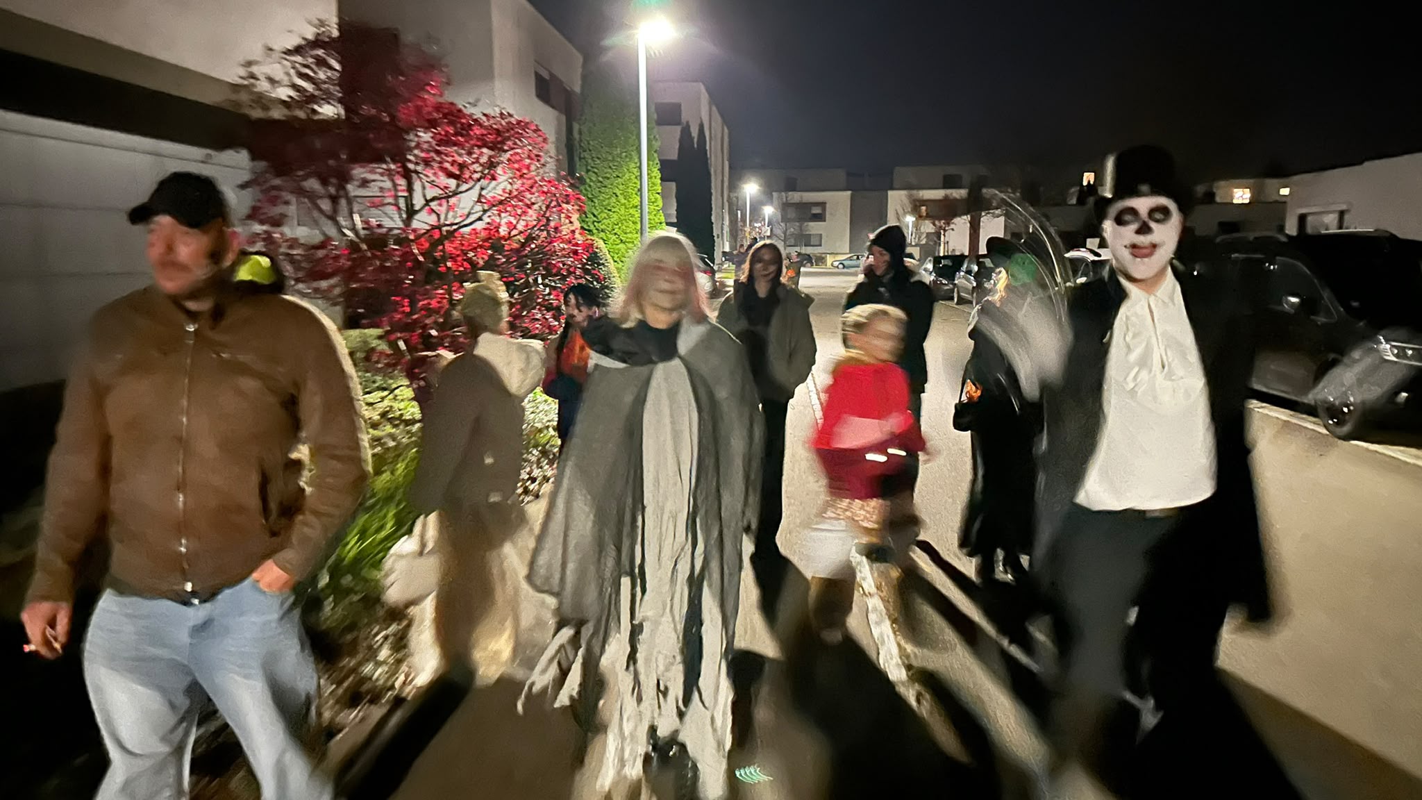Erinnerung an die Halloween-Party