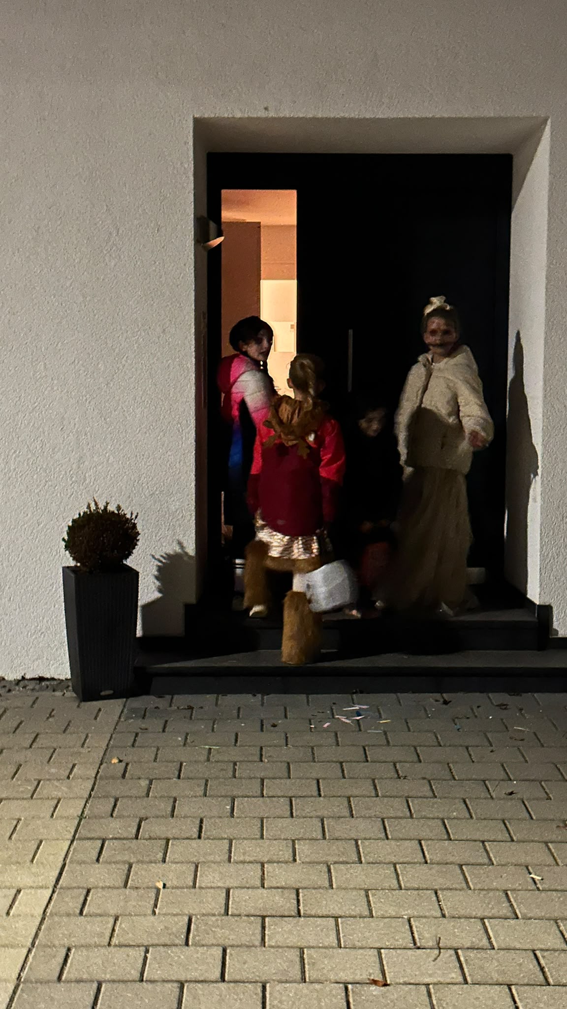 Erinnerung an die Halloween-Party