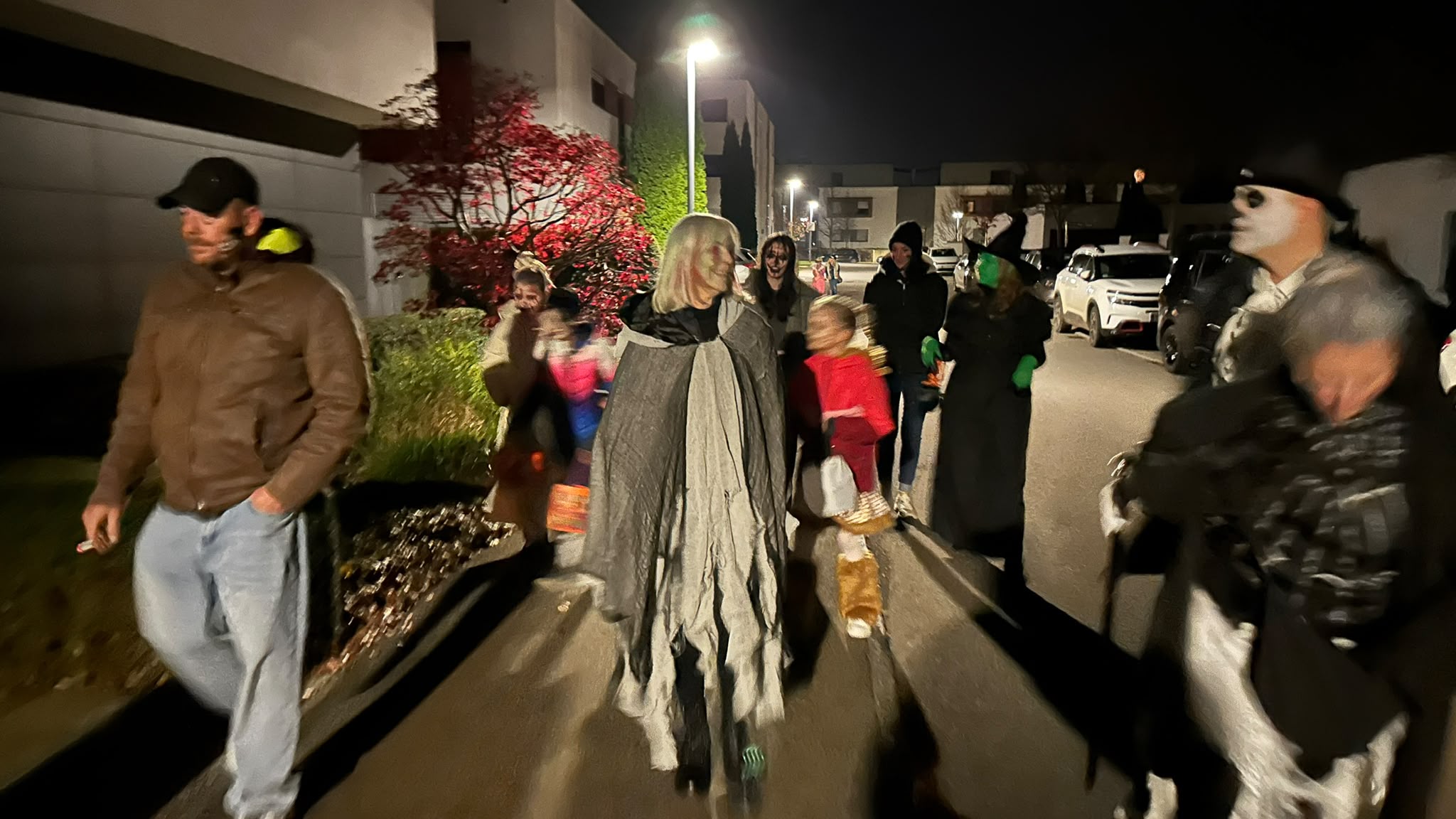 Erinnerung an die Halloween-Party