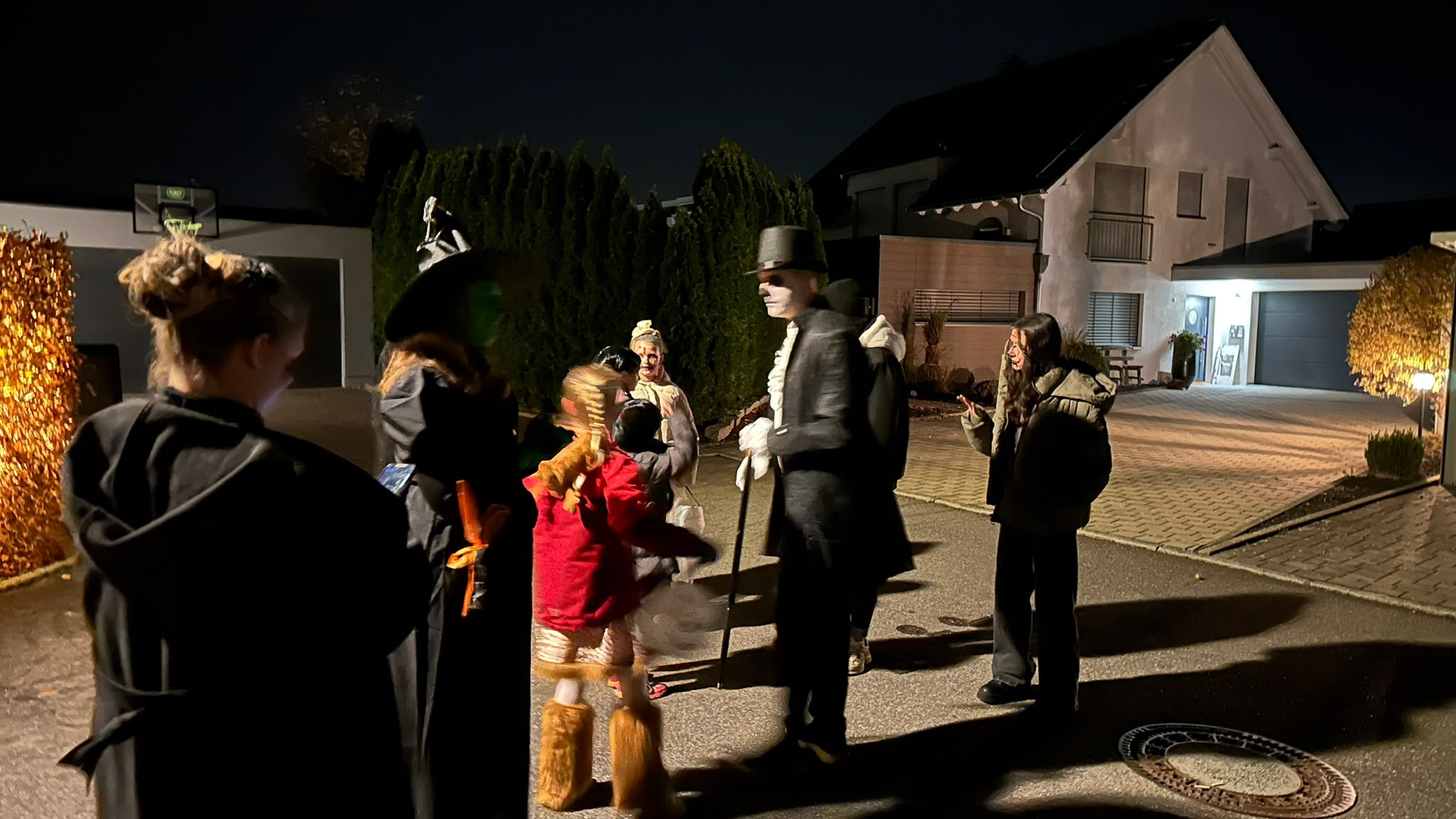 Erinnerung an die Halloween-Party