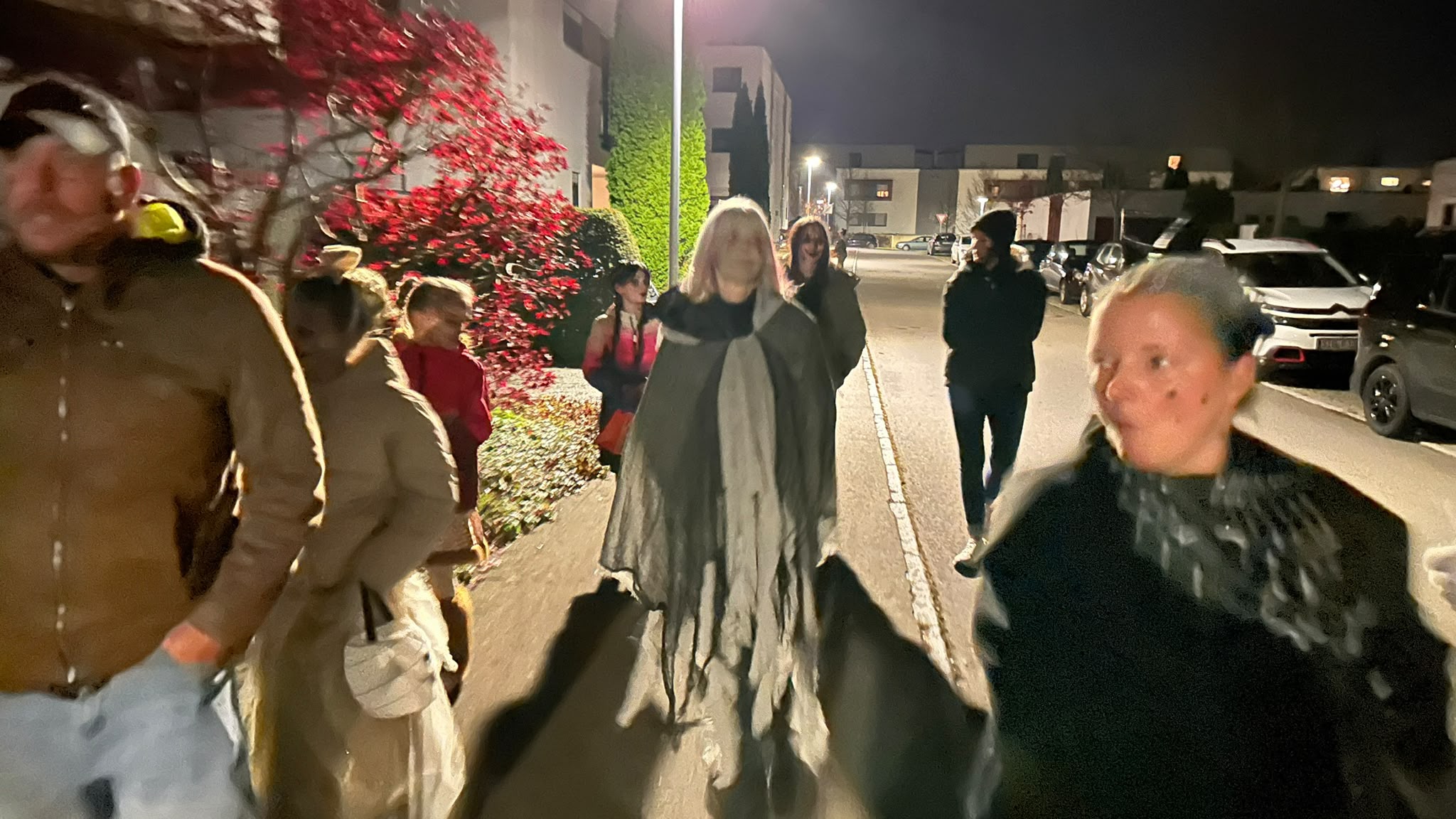 Erinnerung an die Halloween-Party