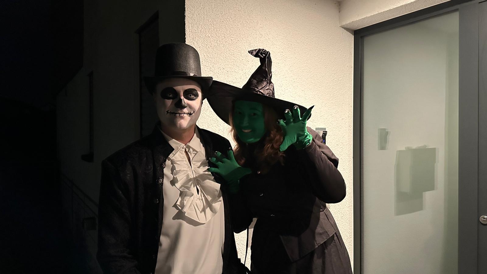 Erinnerung an die Halloween-Party