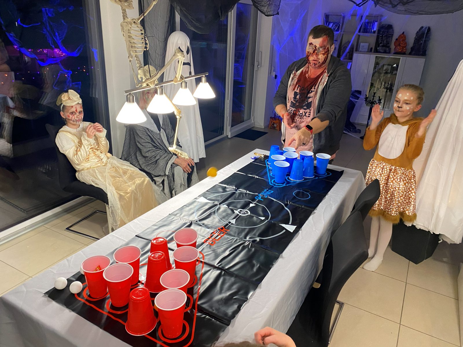 Erinnerung an die Halloween-Party
