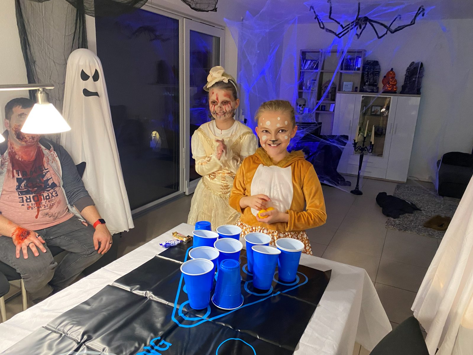Erinnerung an die Halloween-Party
