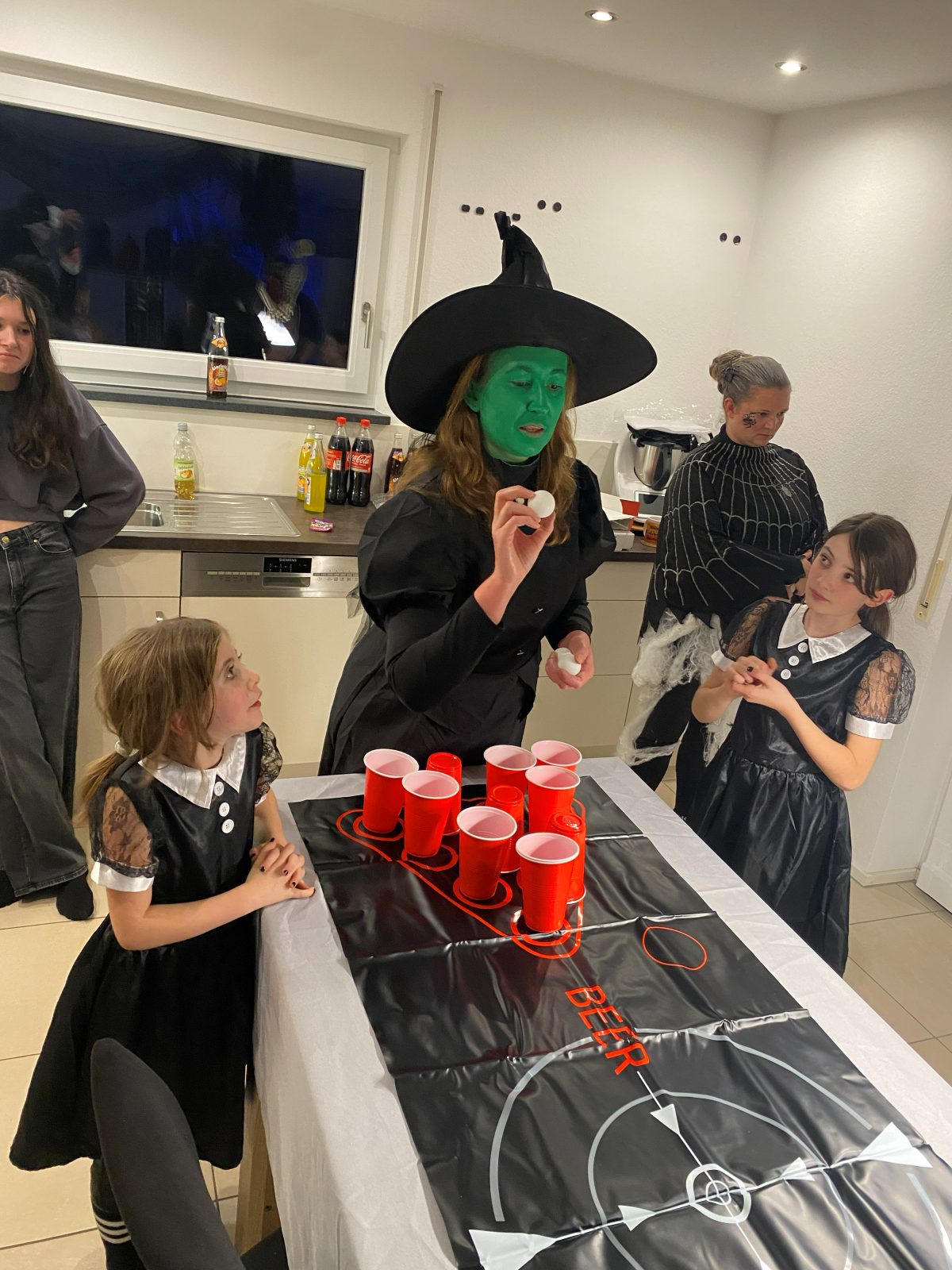 Erinnerung an die Halloween-Party