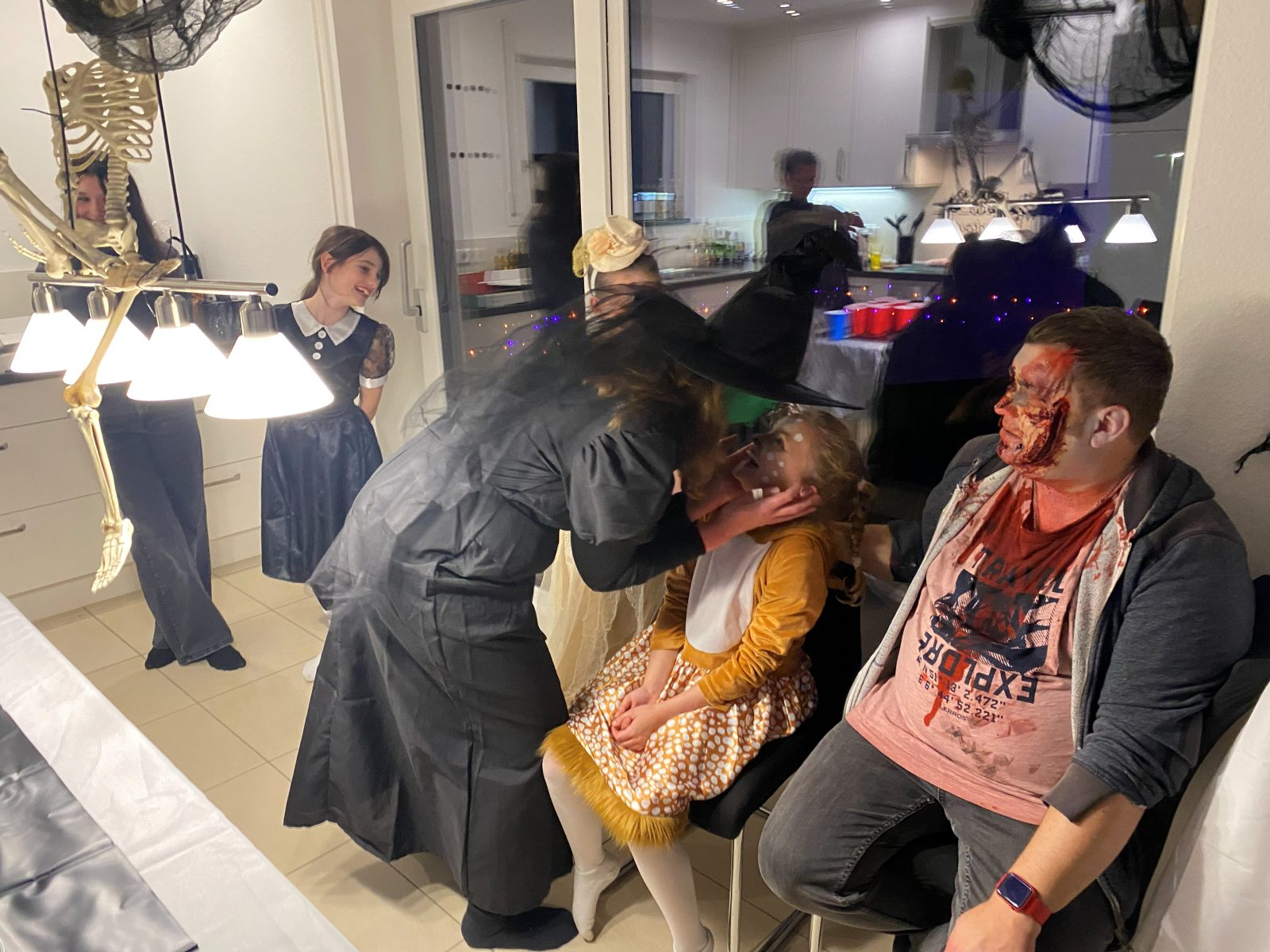 Erinnerung an die Halloween-Party