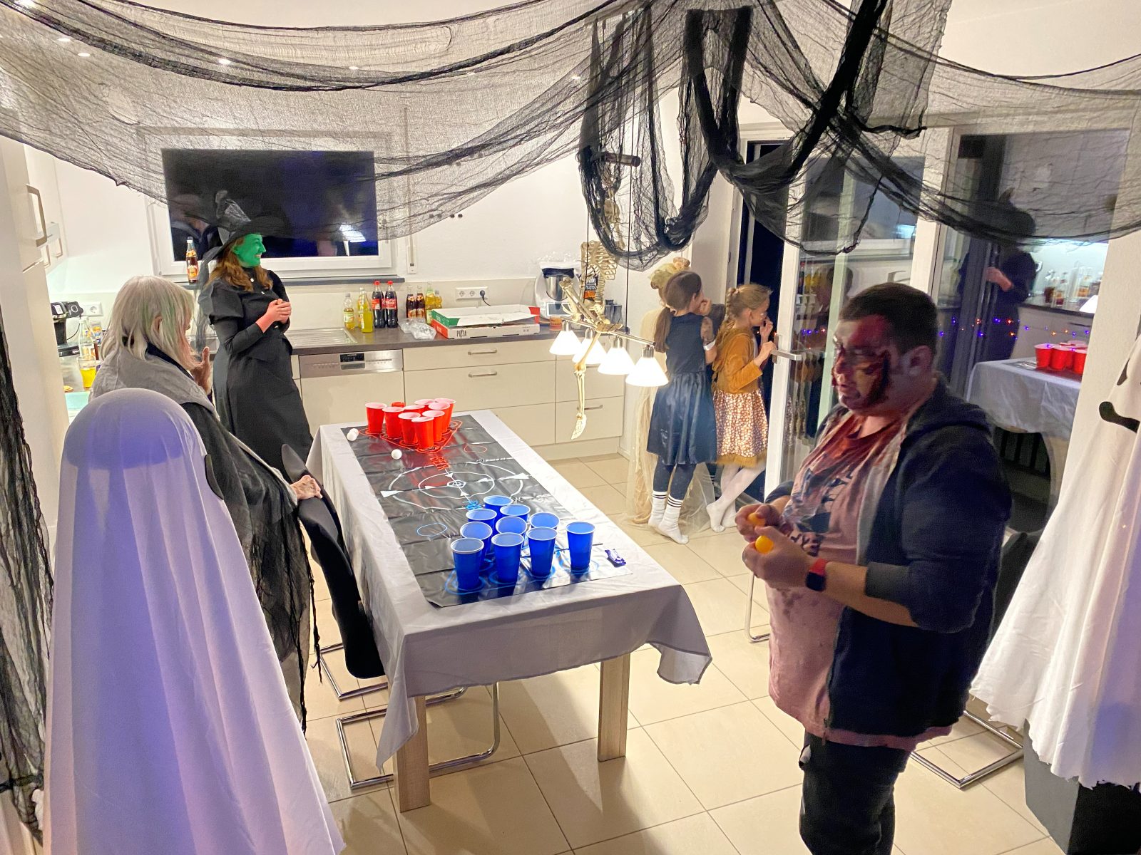 Erinnerung an die Halloween-Party