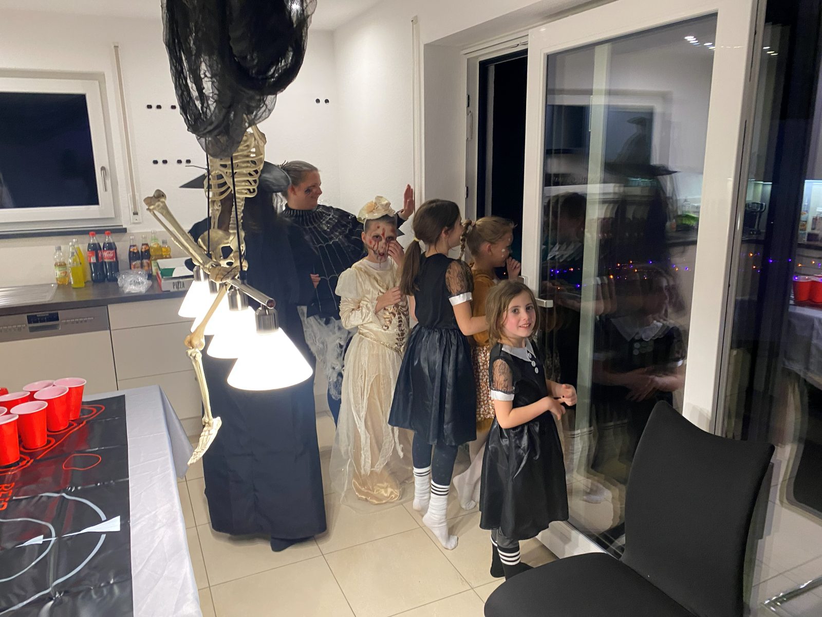 Erinnerung an die Halloween-Party