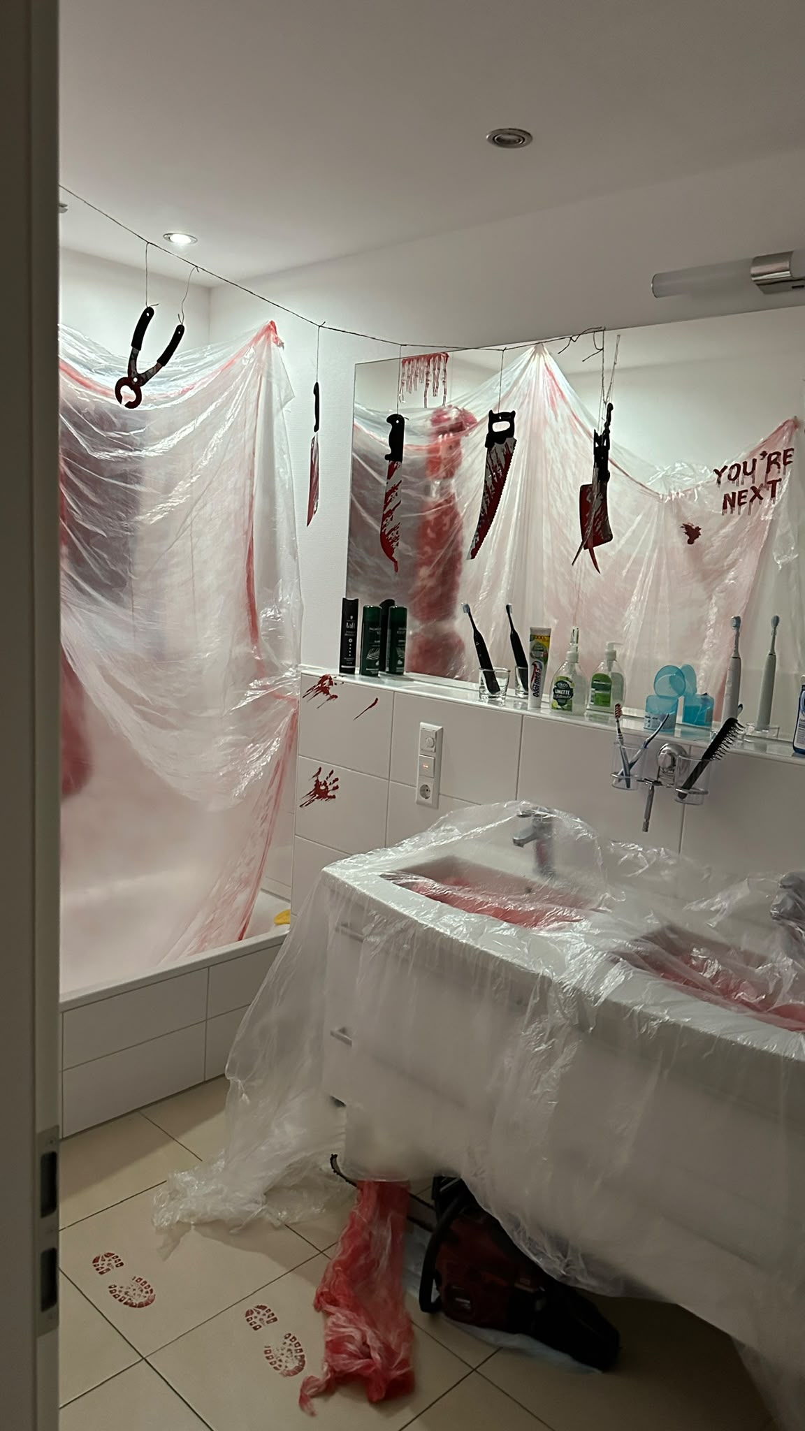 Erinnerung an die Halloween-Party