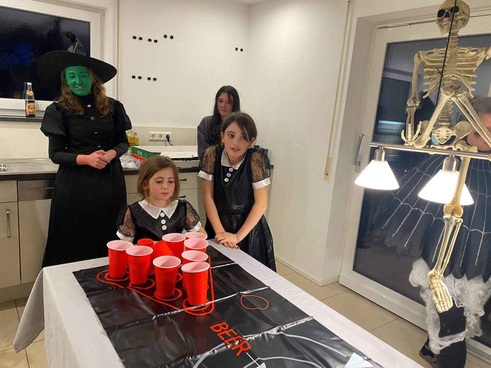 Erinnerung an die Halloween-Party