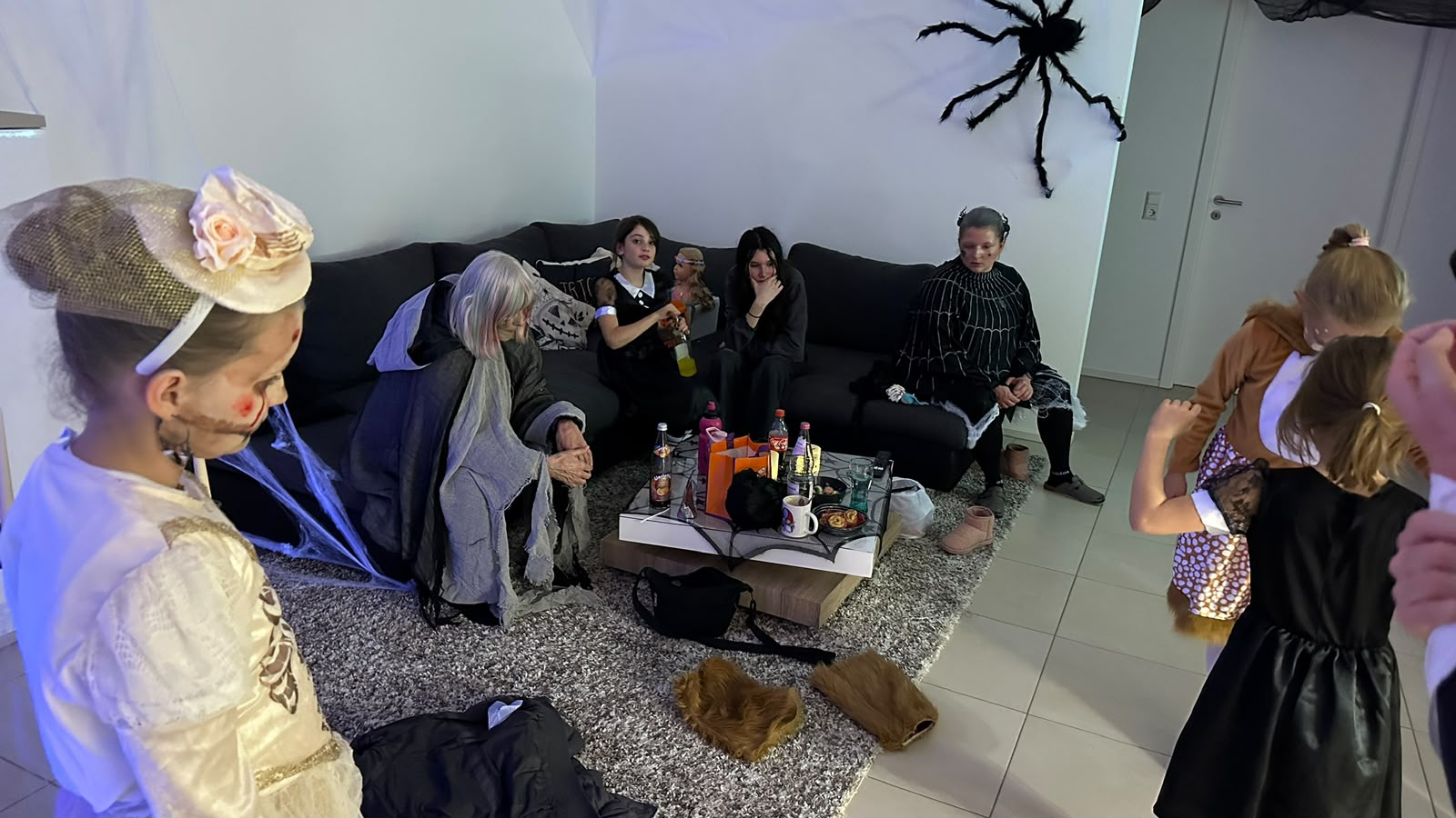 Erinnerung an die Halloween-Party