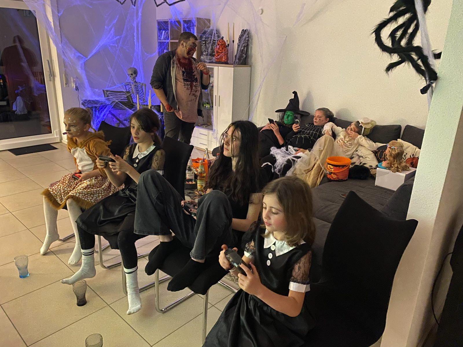 Erinnerung an die Halloween-Party