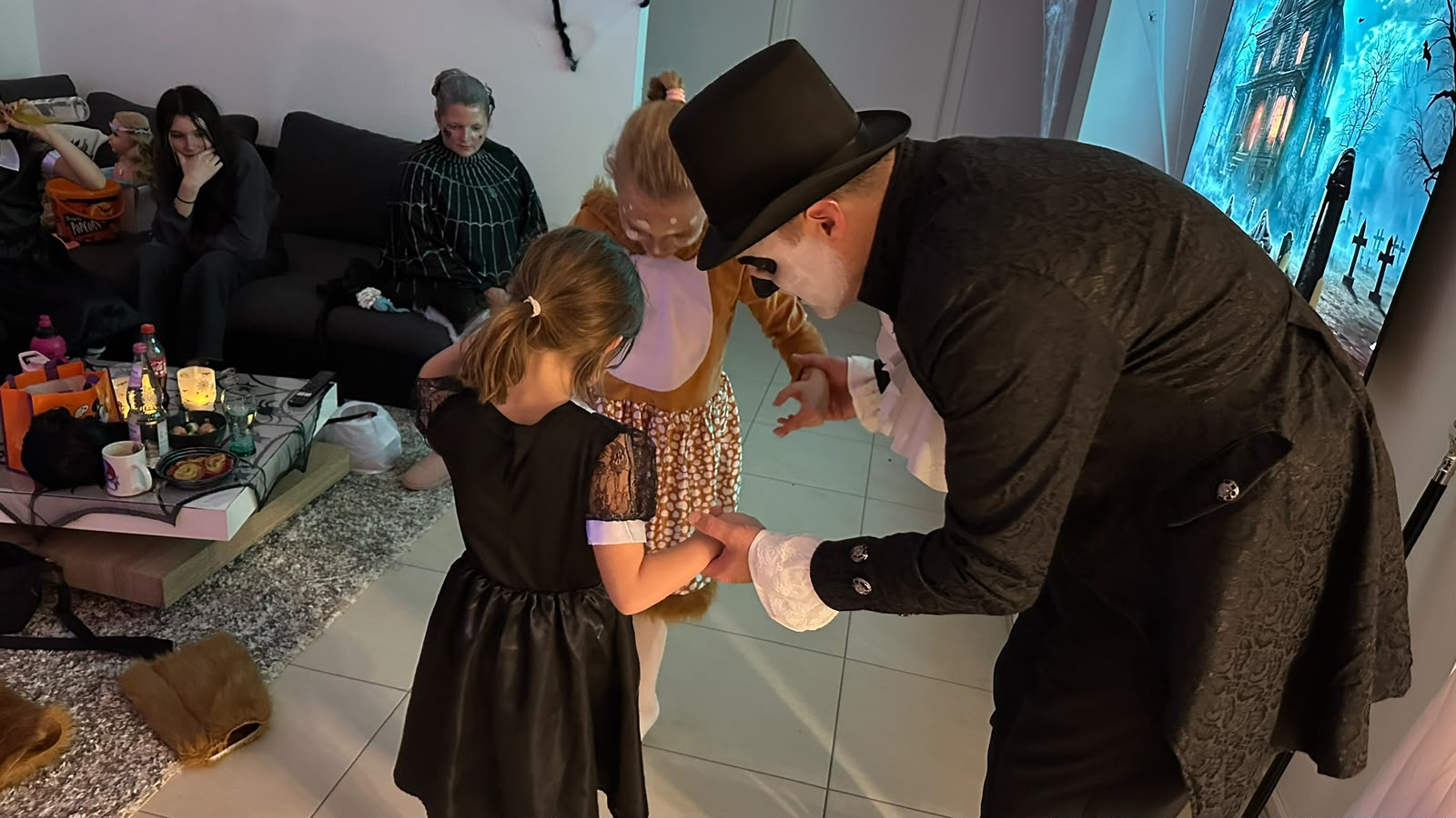 Erinnerung an die Halloween-Party