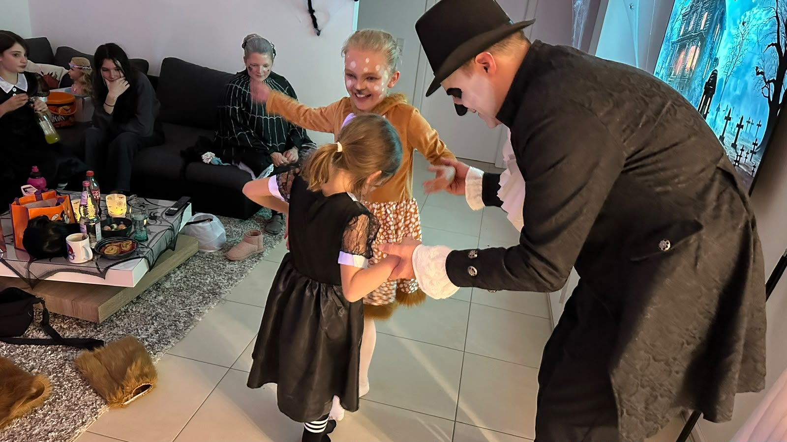 Erinnerung an die Halloween-Party