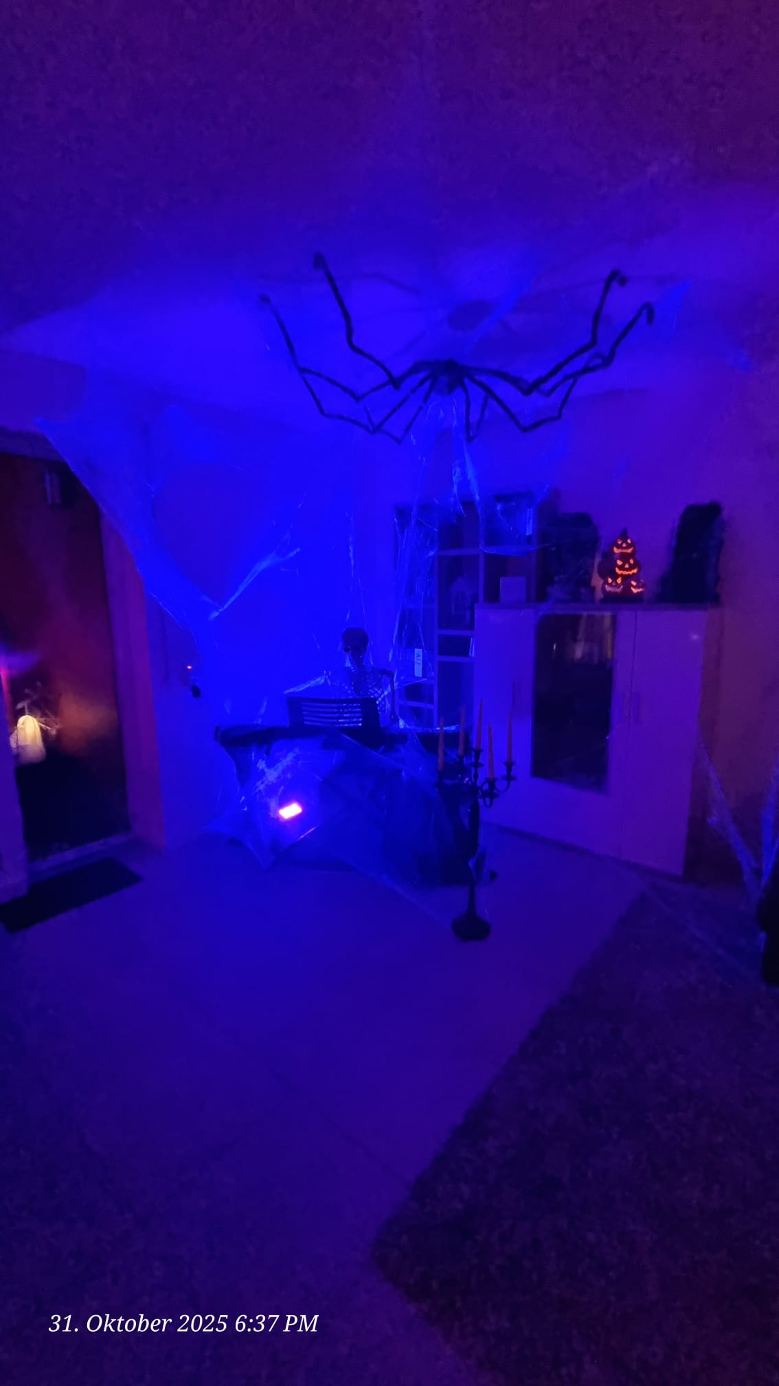 Erinnerung an die Halloween-Party