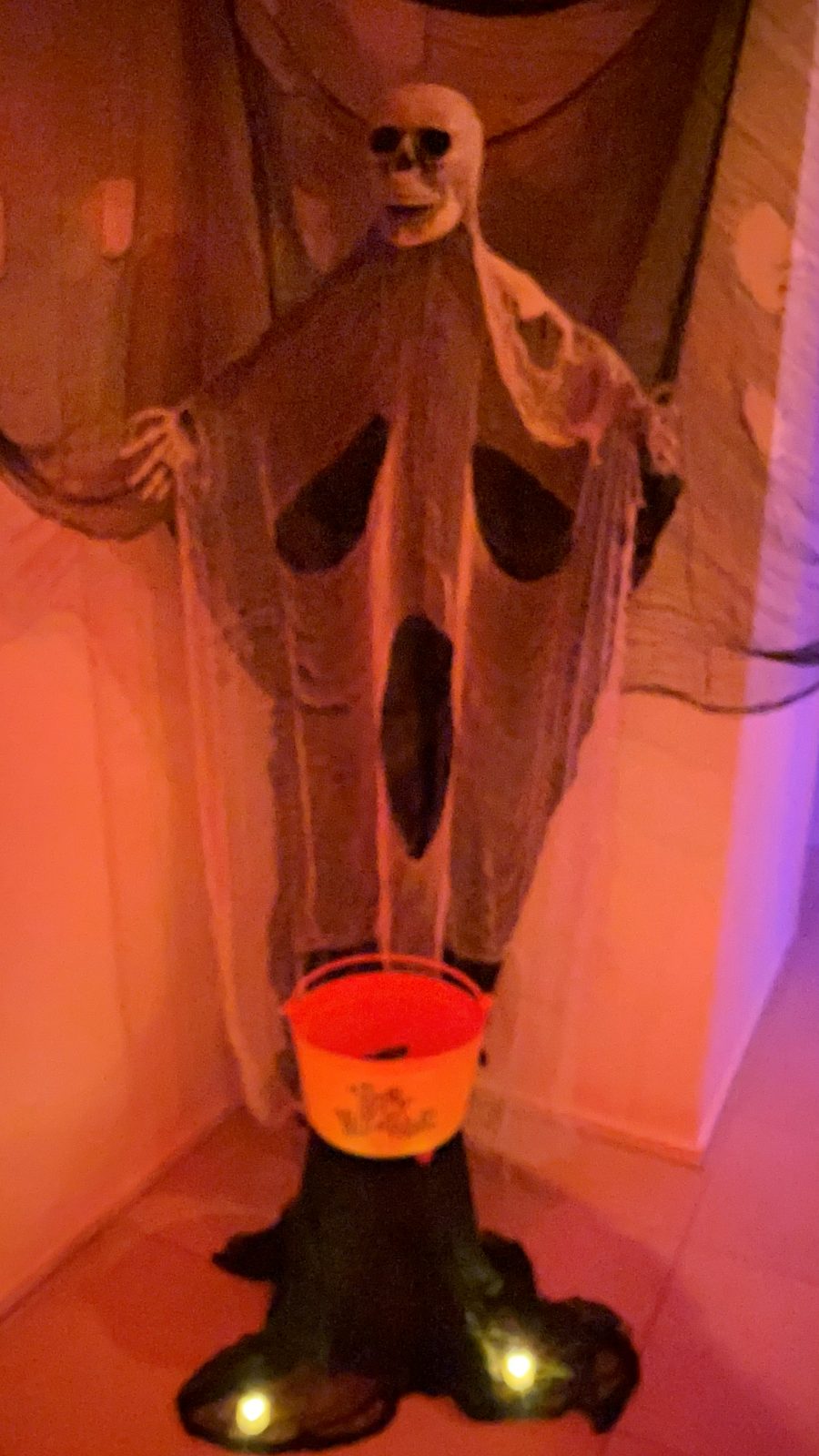 Erinnerung an die Halloween-Party